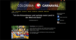 Desktop Screenshot of colombiacarnaval.de